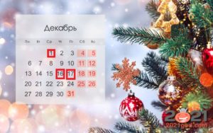 dekabr 2021 goda v rossii kalendar prazdniki vyxodnye new